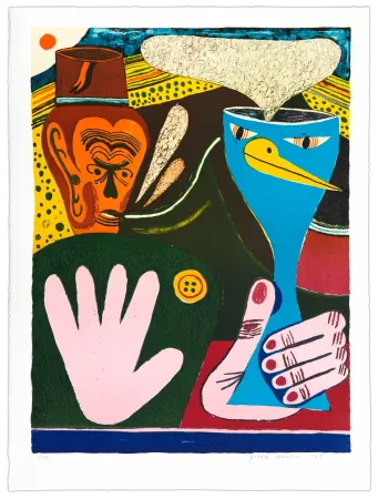 Литография Larsen - La main