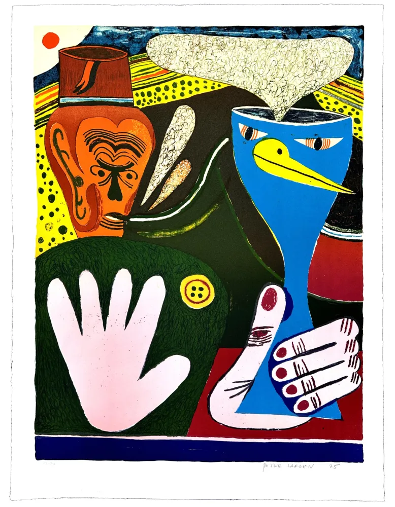 Литография Larsen - La Main