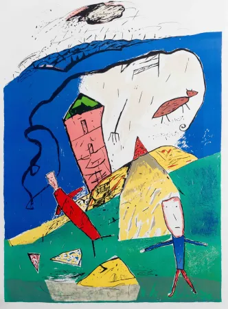 Литография Larus - Sans titre