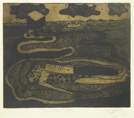 Гравюра Lasansky - Suicidas