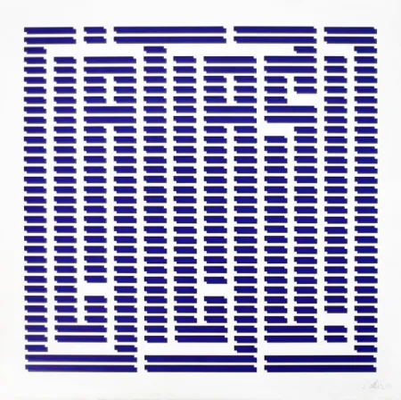 Литография L'atlas - Persiennes