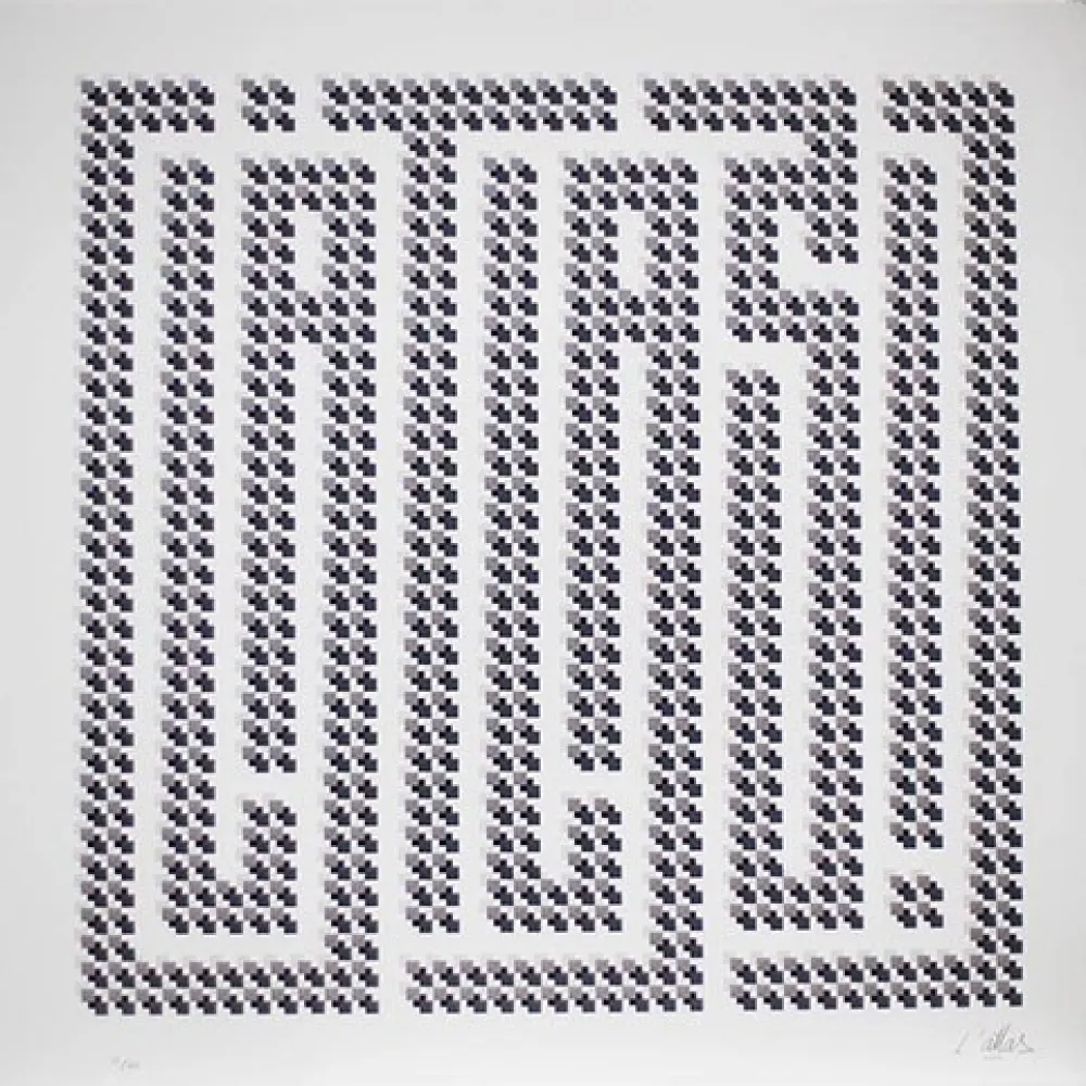 Литография L'atlas - Squares series #2