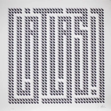 Литография L'atlas - Squares series #2