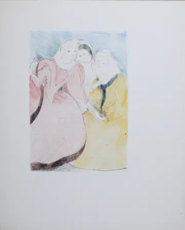 Гравюра Laurencin - Les trois jeunes filles