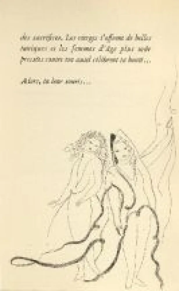 Иллюстрированная Книга Laurencin - Poèmes de Sapho, illustrés de 23 eaux-fortes par Marie Laurencin