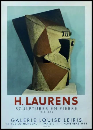 Афиша Laurens - H. LAURENS - GALERIE LOUISE LEIRIS SCULPTURES EN PIERRE 