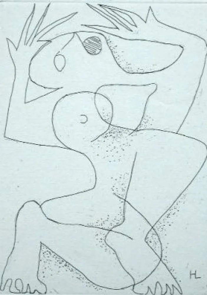 Офорт Laurens - L'exterminée