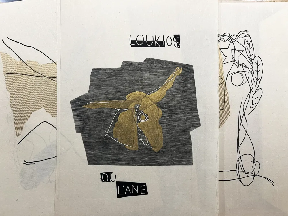 Иллюстрированная Книга Laurens - LOUKIOS OU L'ÂNE. Gravures de Henri Laurens, 1 des 40 avec suite (1947).