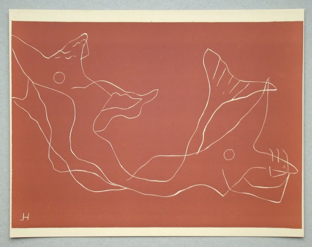 Линогравюра Laurens - Sirènes