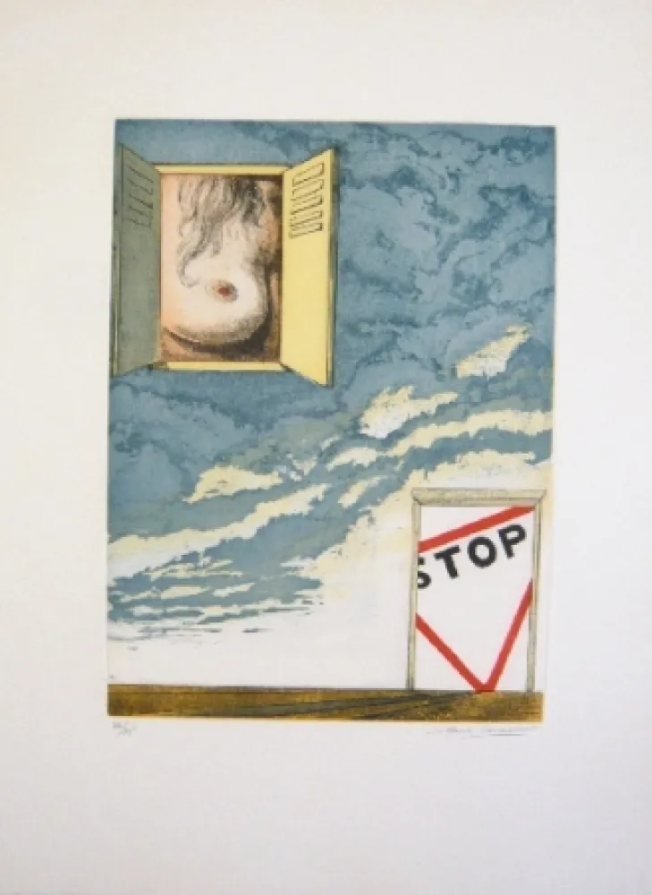 Офорт И Аквитанта Laventhol - Composition 2