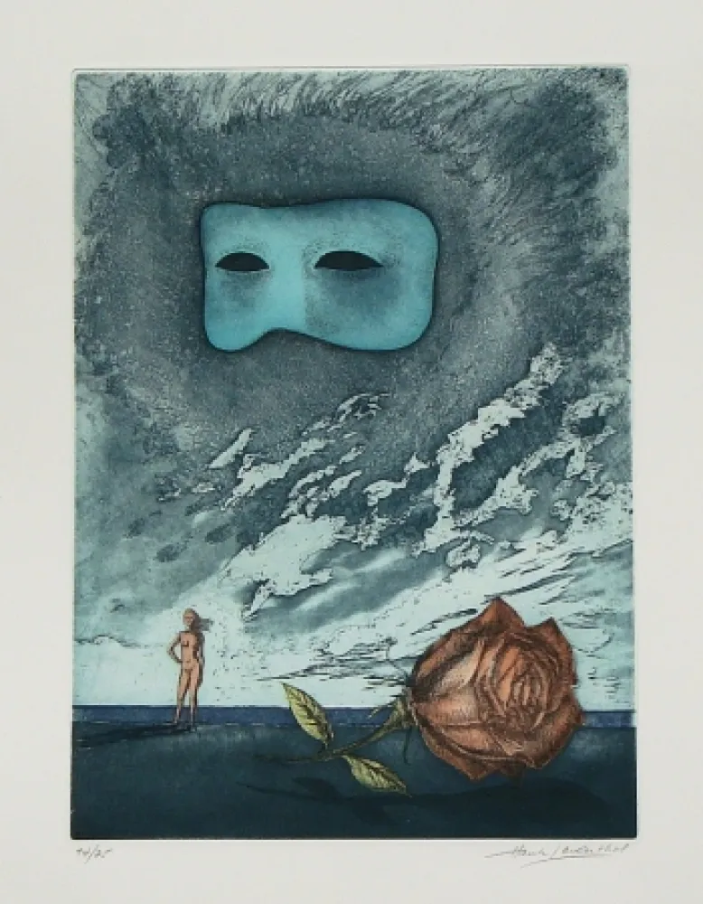 Офорт И Аквитанта Laventhol - Le miroir aux alouettes