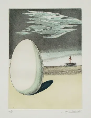 Офорт И Аквитанта Laventhol - Le miroir aux alouettes