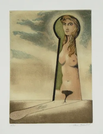 Офорт И Аквитанта Laventhol - Le miroir aux alouettes