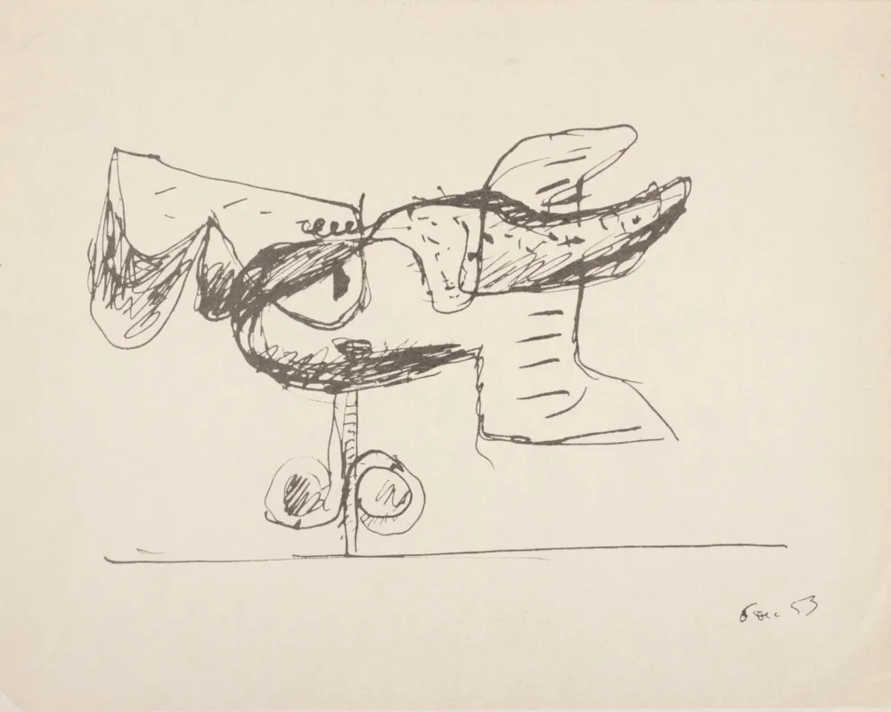 Нет Никаких Технических Le Corbusier - Eau, Ciel, Terre, 1953 - Unique proof!