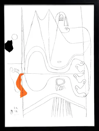 Литография Le Corbusier - Icône 8 (Weber 81)