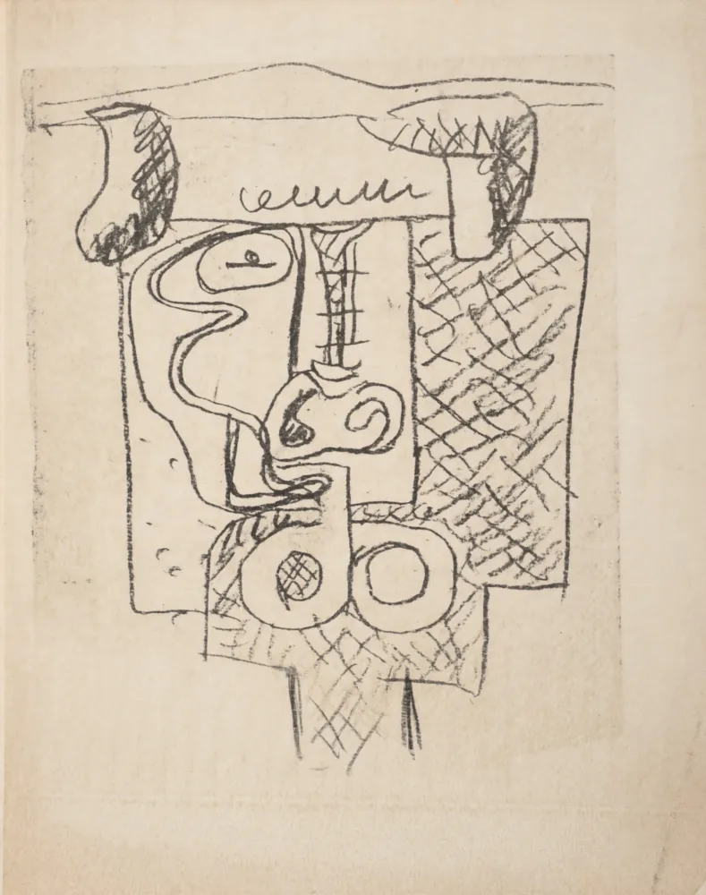 Нет Никаких Технических Le Corbusier - Taureau, C. 1960 - Unique proof!