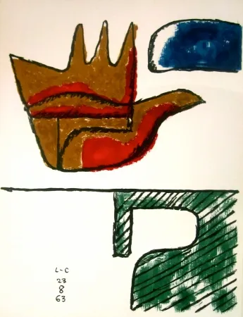 Литография Le Corbusier - The Open Hand