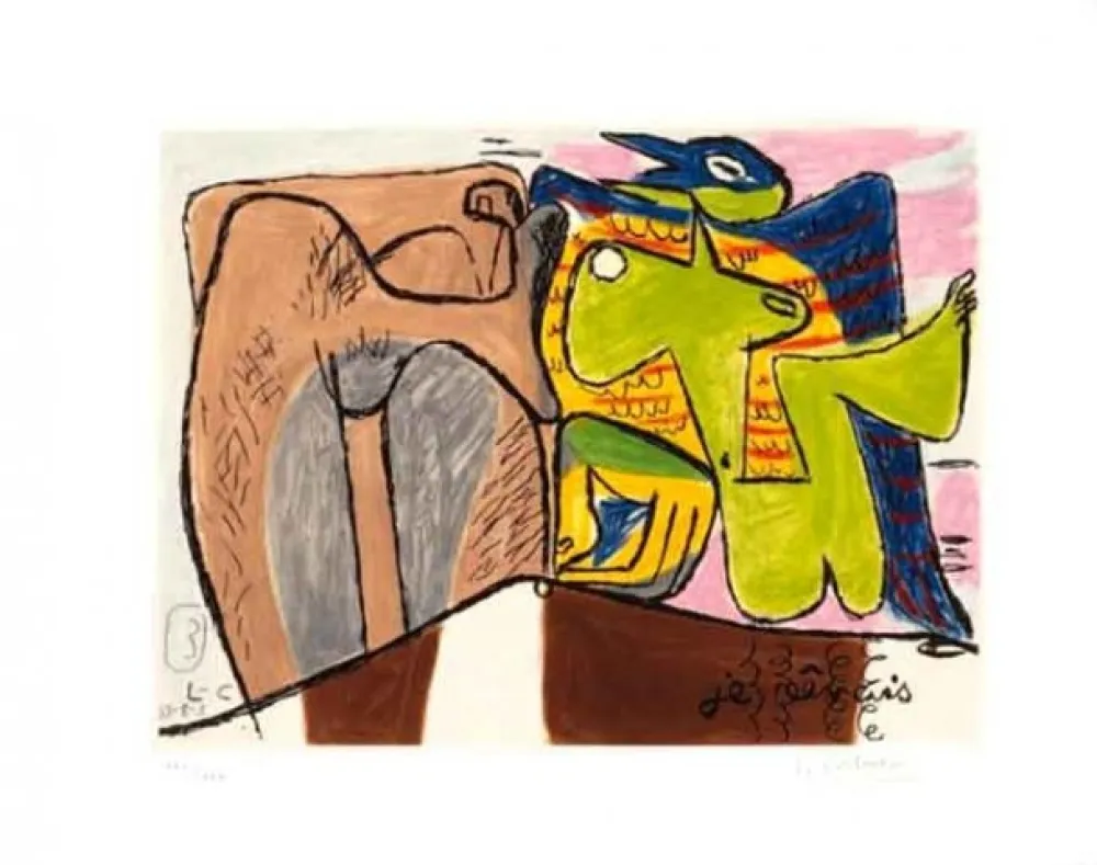 Офорт Le Corbusier - Unité