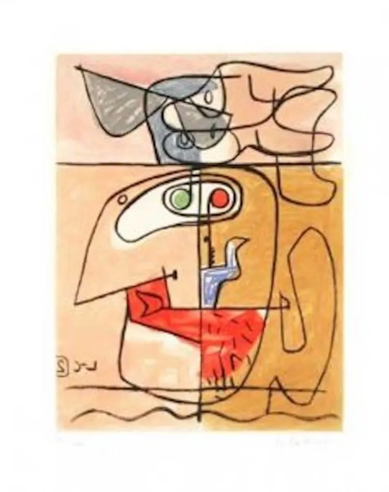 Офорт Le Corbusier - Unité