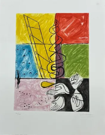 Офорт Le Corbusier - Unité