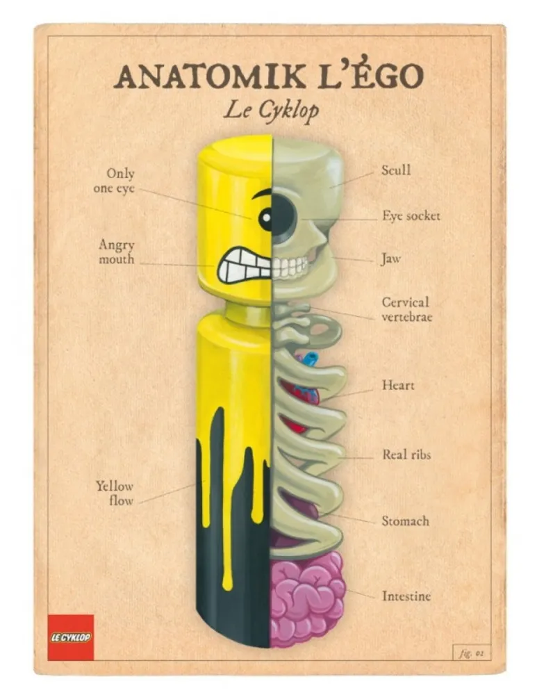 Цифровой Эстамп Le Cyklop - Anatomik l'Ego