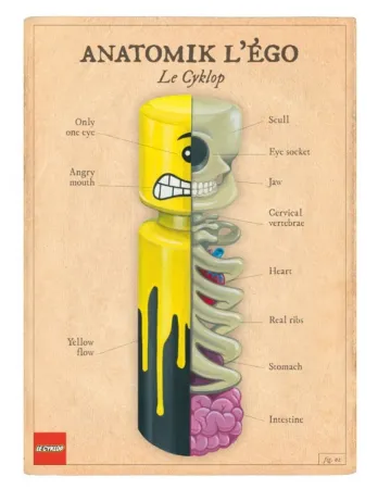 Цифровой Эстамп Le Cyklop - Anatomik l'Ego