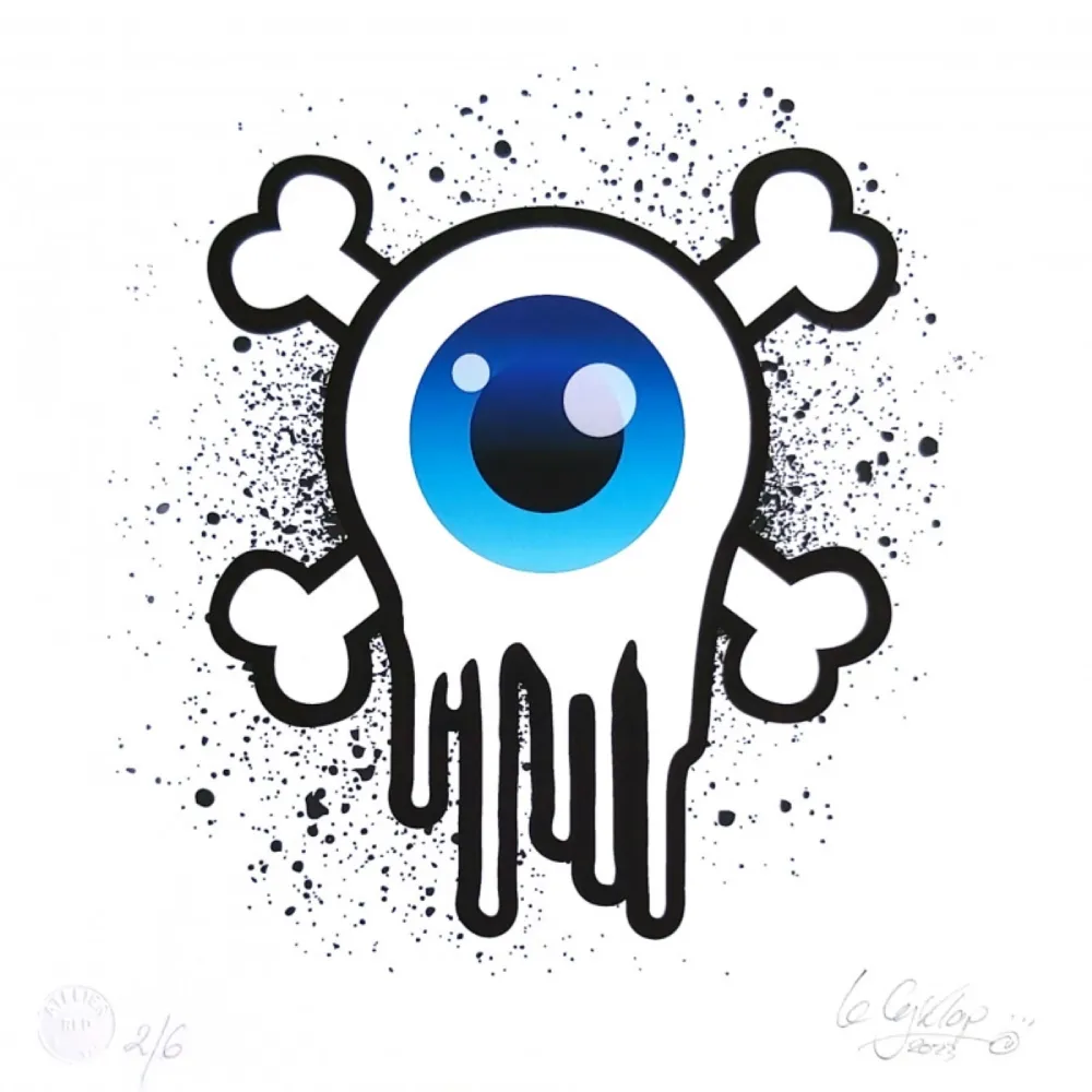 Цифровой Эстамп Le Cyklop - Poison bleu