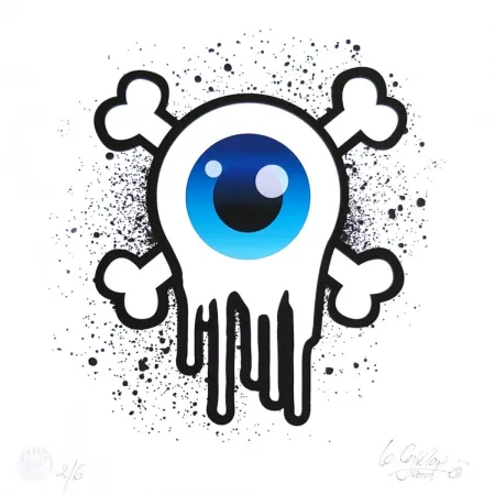 Цифровой Эстамп Le Cyklop - Poison bleu