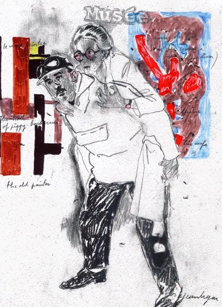 Сериграфия Le Gac - Autoportrait