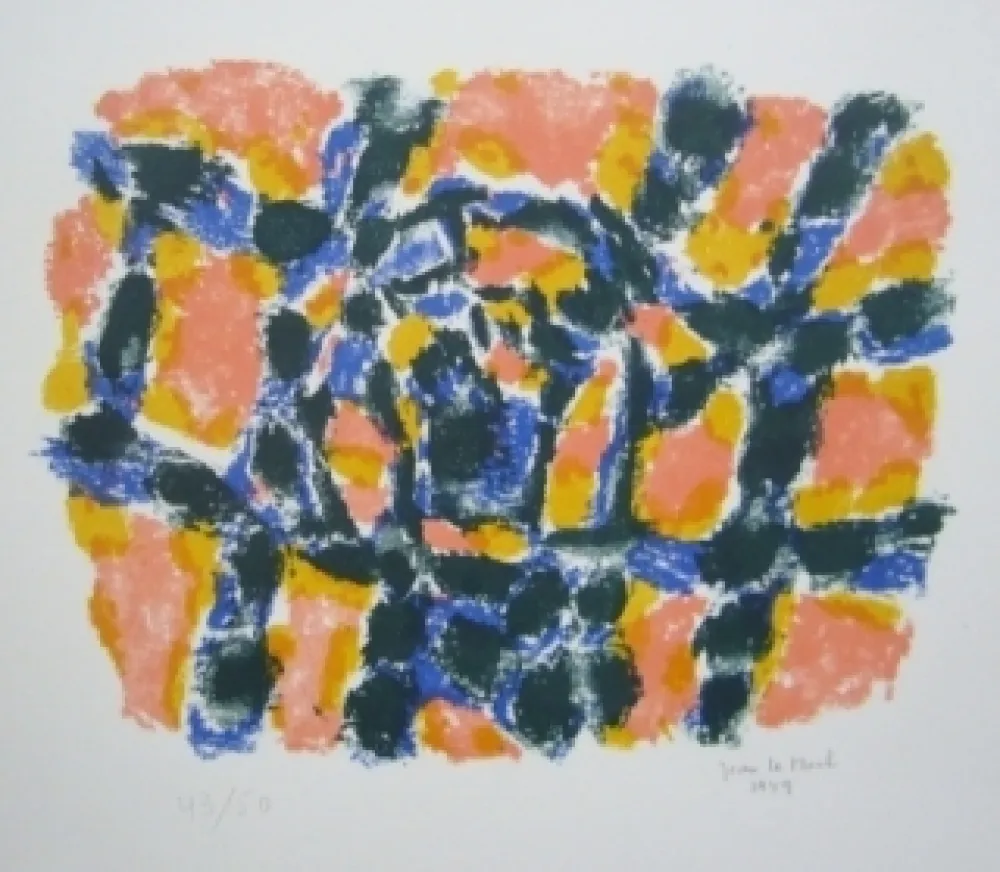 Литография Le Moal - Composition