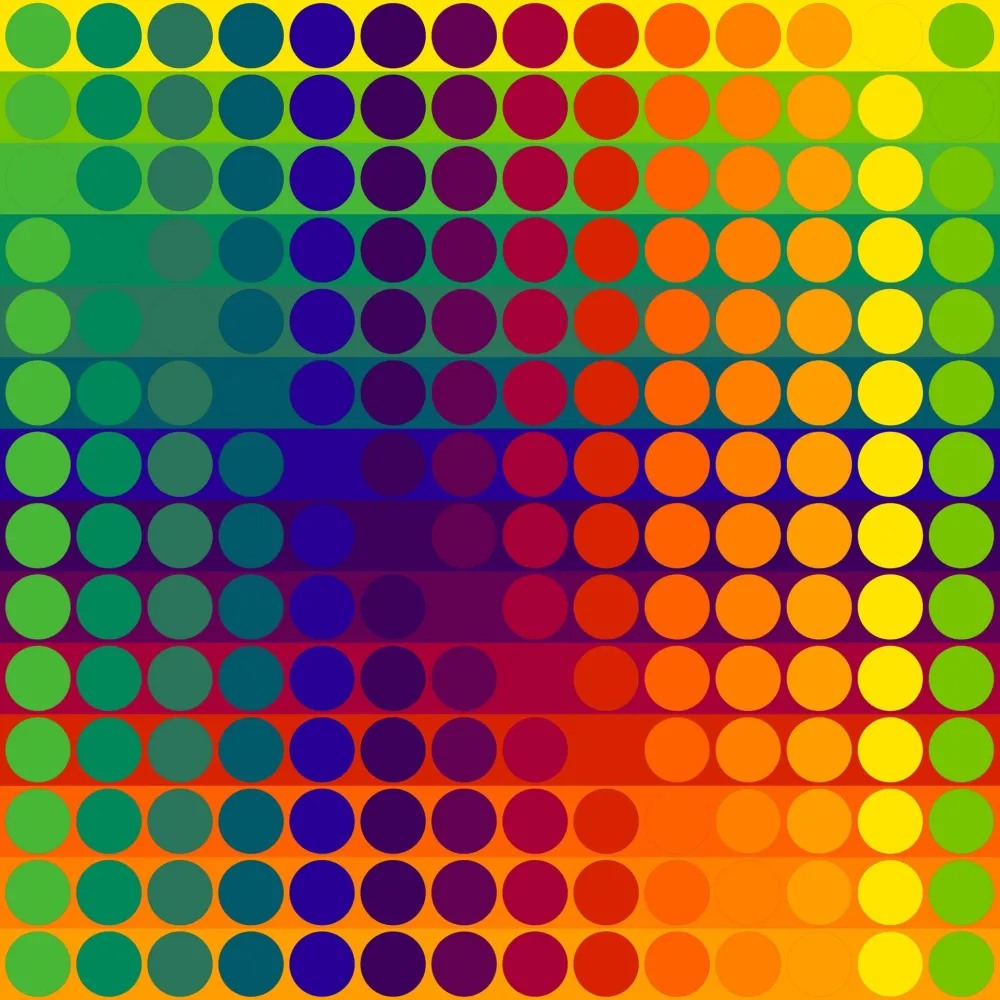 Литография Le Parc - Color Secuencia 2