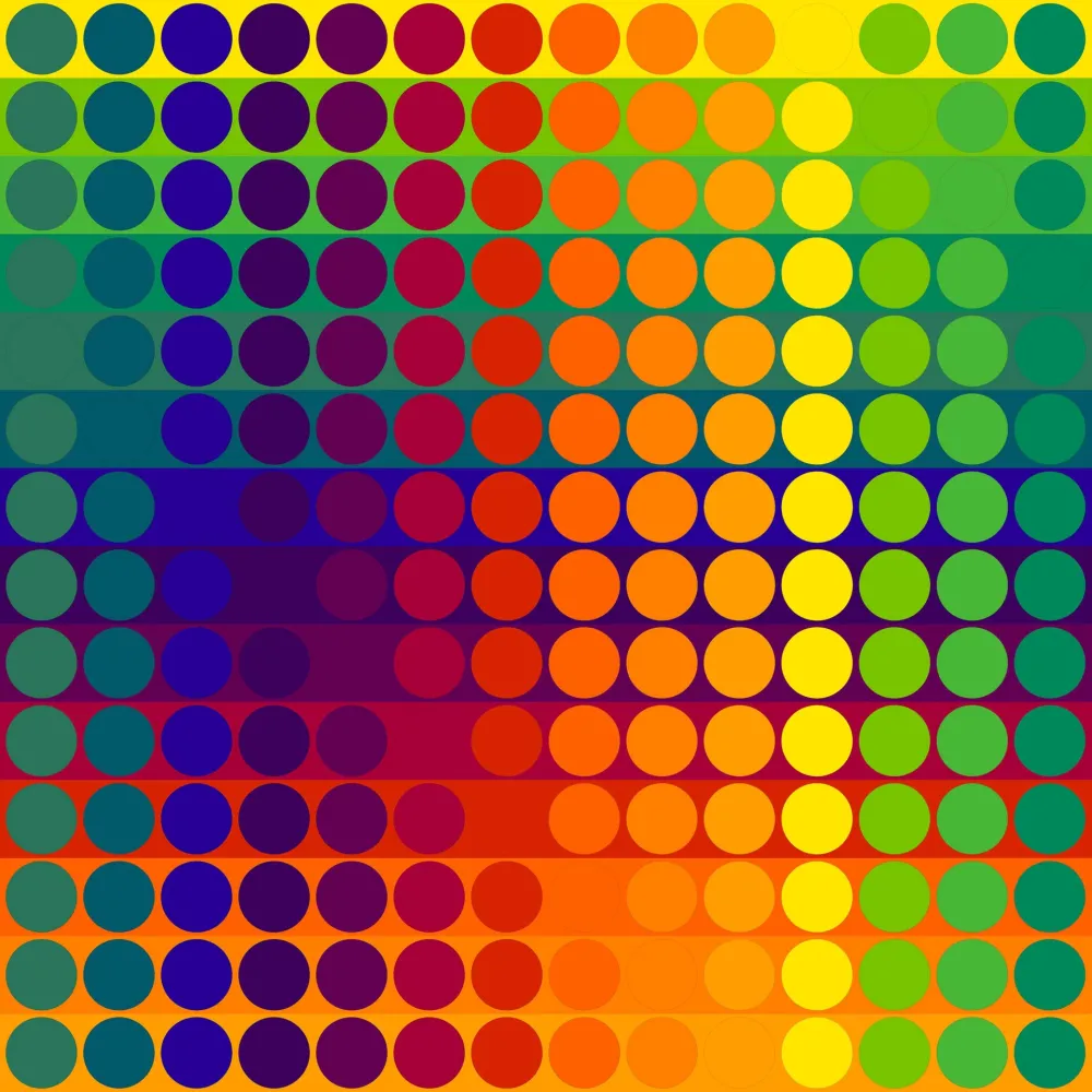 Литография Le Parc - Color Secuencia 3