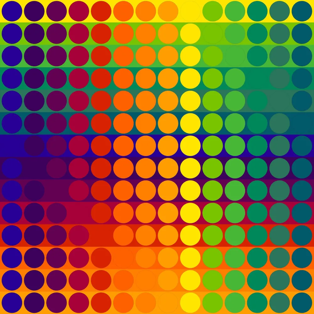 Линогравюра Le Parc - Color Secuencia 4