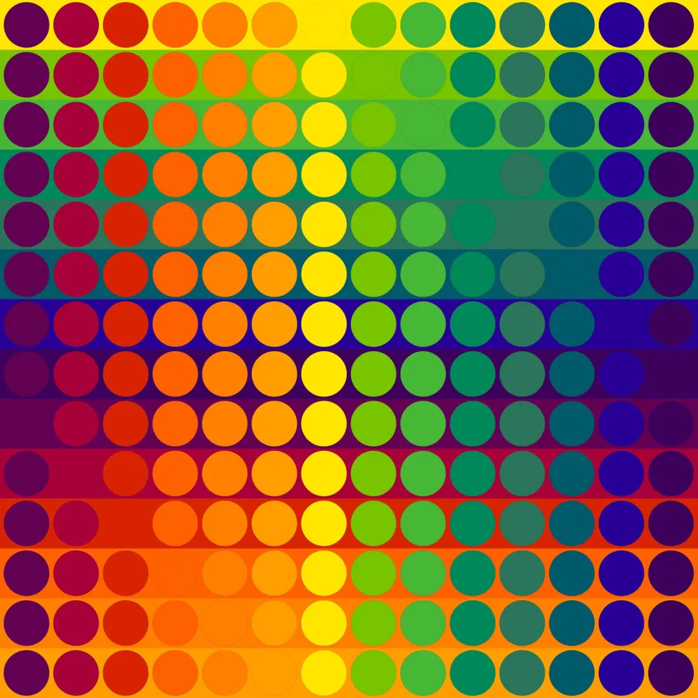 Литография Le Parc - Color Secuencia 5