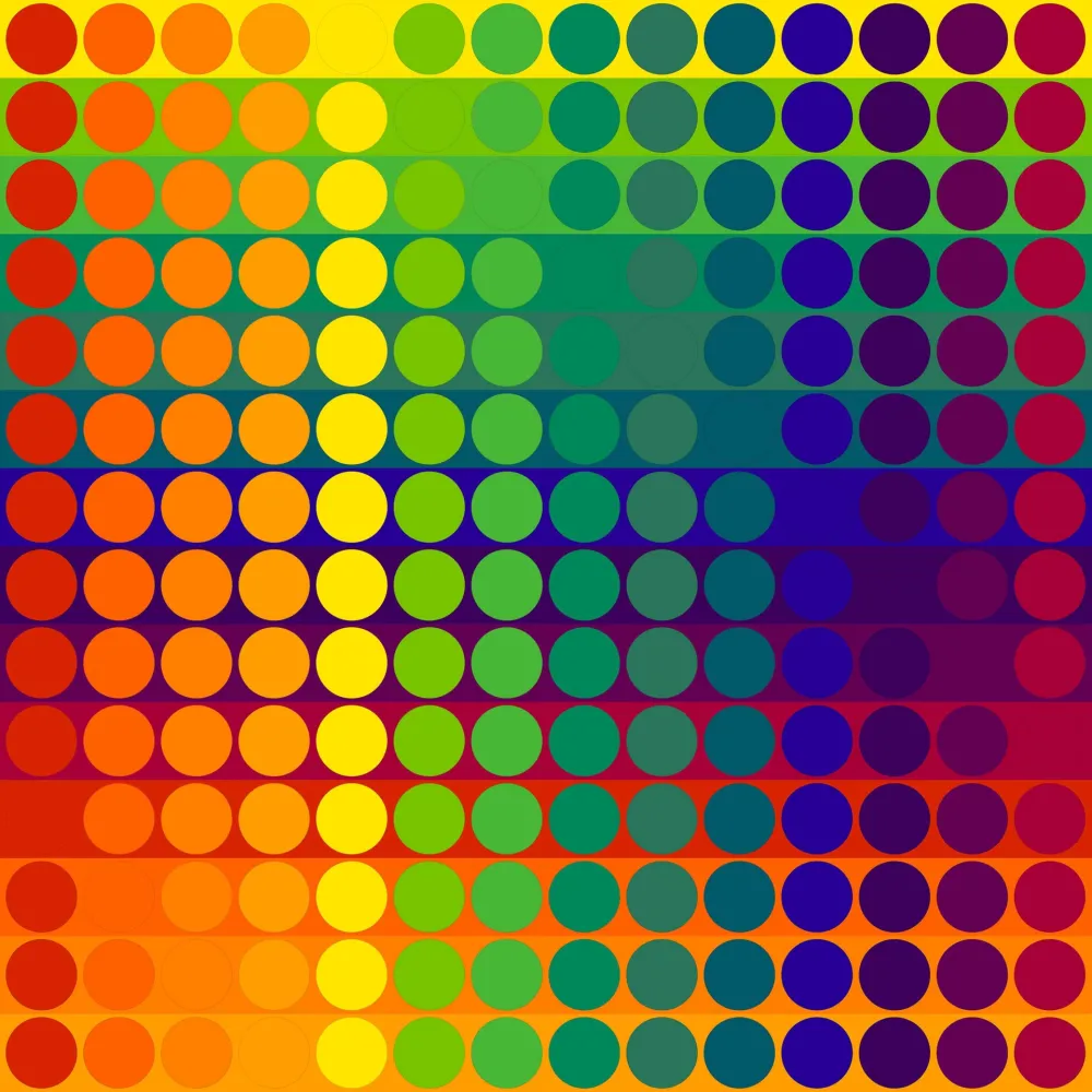 Литография Le Parc - Color Secuencia 6