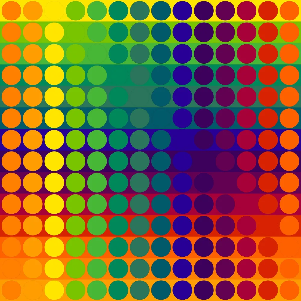 Литография Le Parc - Color Secuencia 7