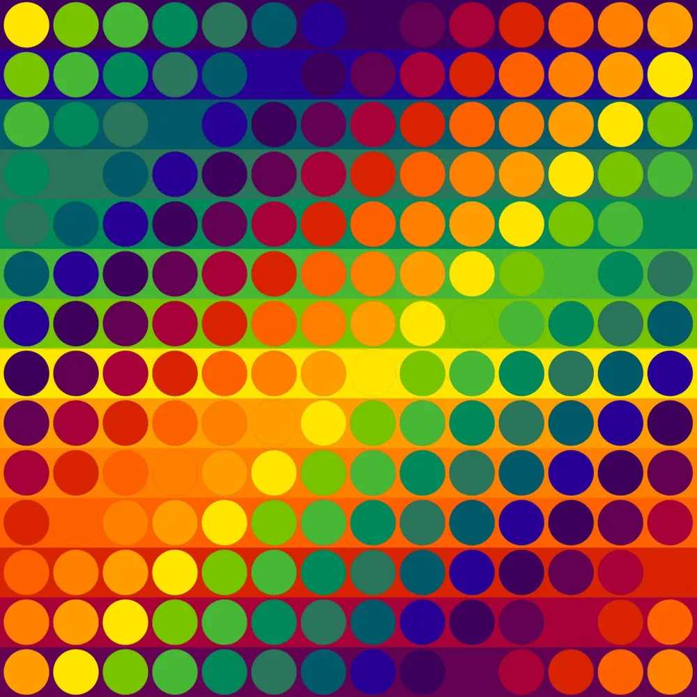 Литография Le Parc - Color Secuencia 8