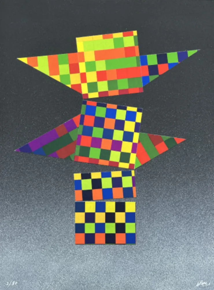 Многоэкземплярное Произведение Le Parc - Damier