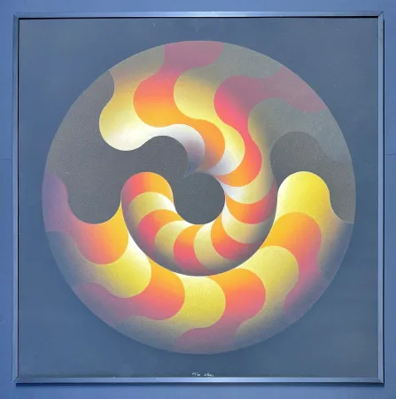 Нет Никаких Технических Le Parc - Julio Le Parc (1928) - Pochoir on paper - 1992
