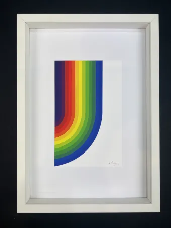 Нет Никаких Технических Le Parc - Julio Le Parc ( 1928 ) – Stencil on paper – Unique work