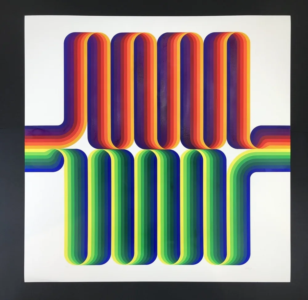 Сериграфия Le Parc - LA LONGUE MARCHE