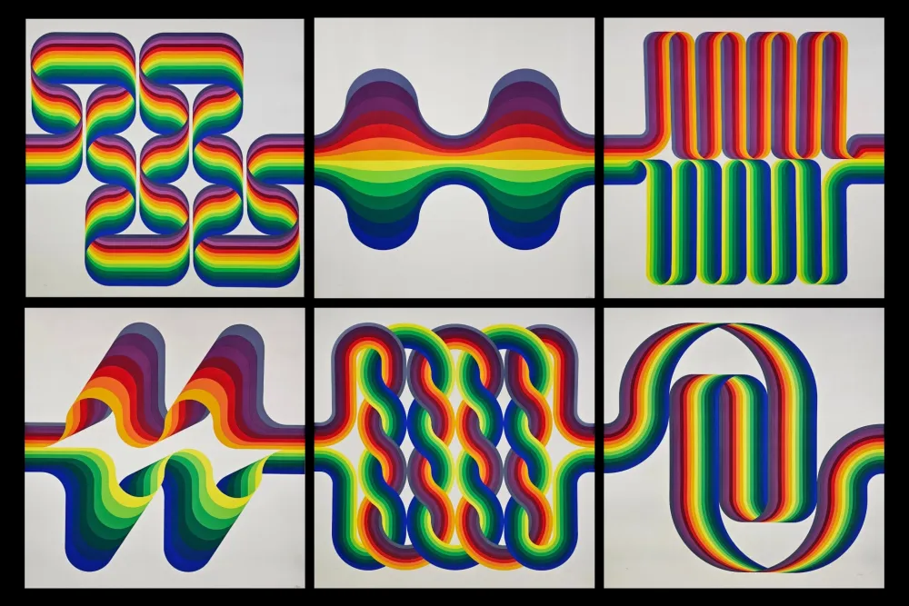 Литография Le Parc - La Longue Marche. The Complete Set, 1974