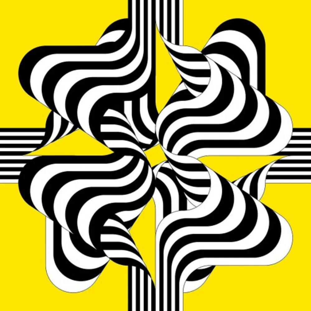 Литография Le Parc - Larga marcha, 4 bifurcaciones, 1