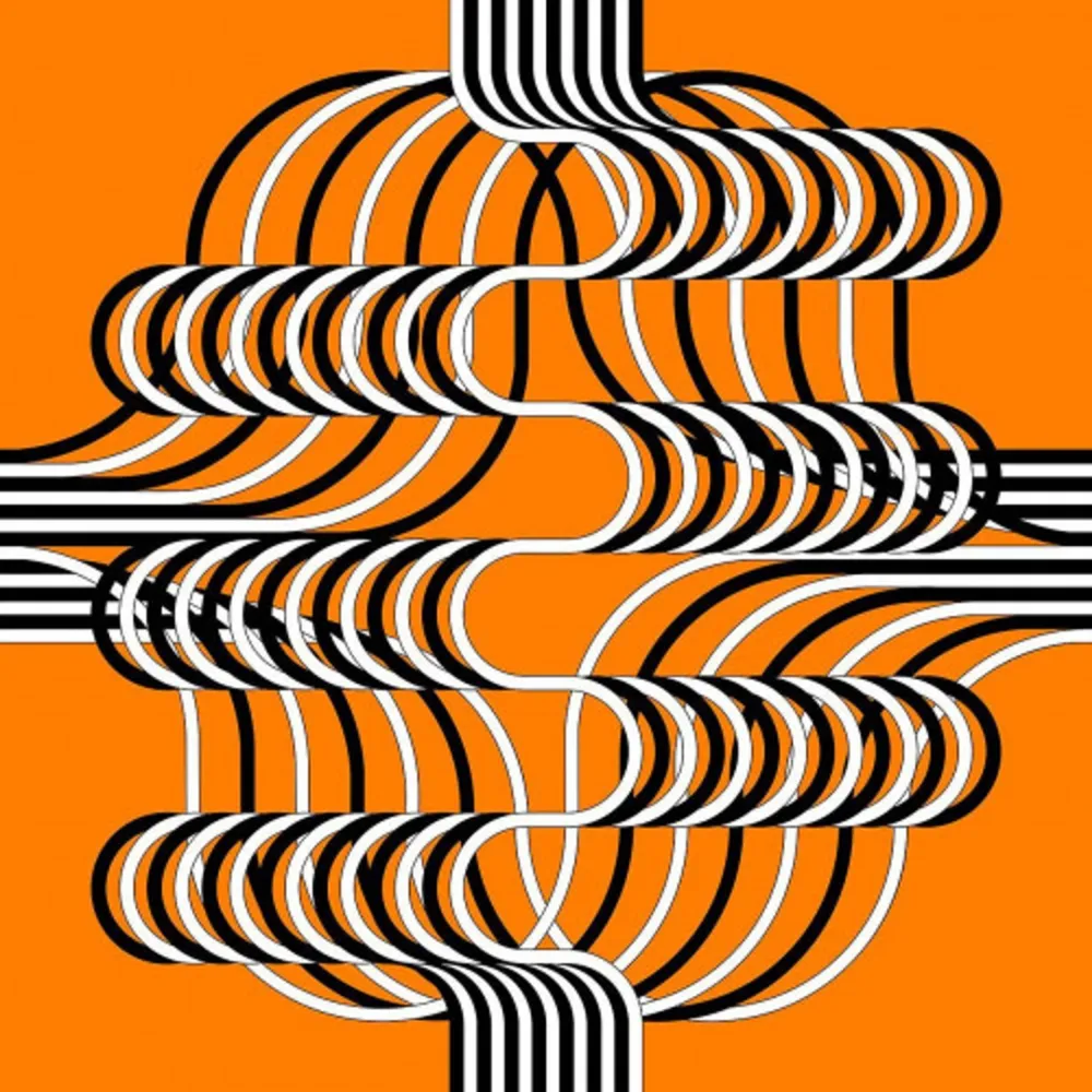 Литография Le Parc - Larga marcha, 4 bifurcaciones, 13