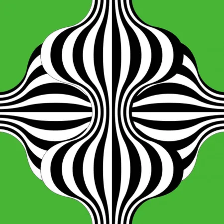 Литография Le Parc - Larga marcha, 4 bifurcaciones, 3