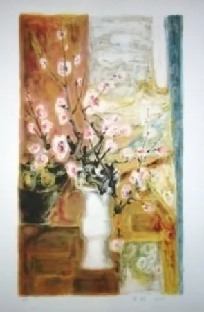 Литография Lê Phô - Fleur de Pommier