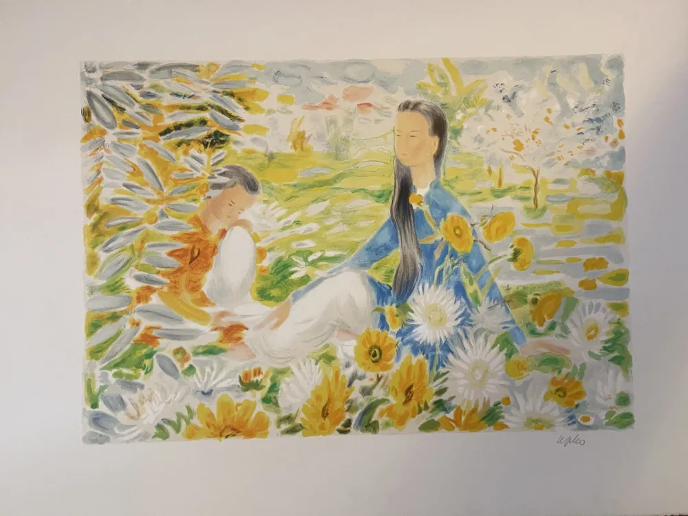 Нет Никаких Технических Lê Phô - JEUNES FILLES AU JARDIN