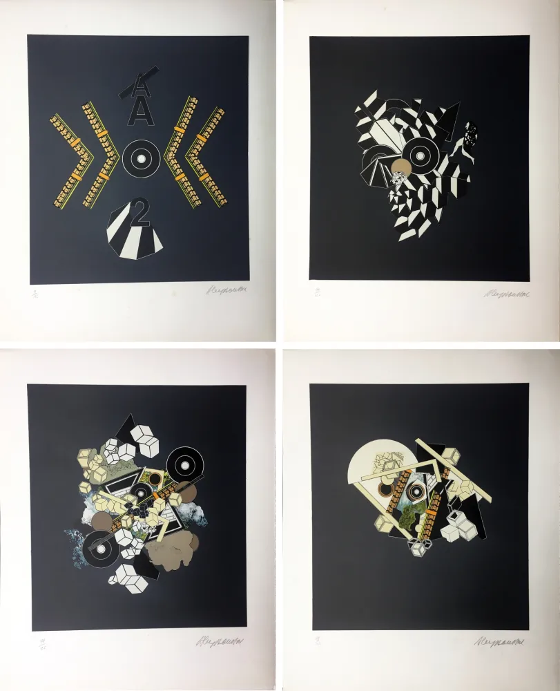 Литография Le Yaouanc - ALBUM 1101 : 10 LITHOGRAPHIES ORIGINALES SIGNÉES (1970).