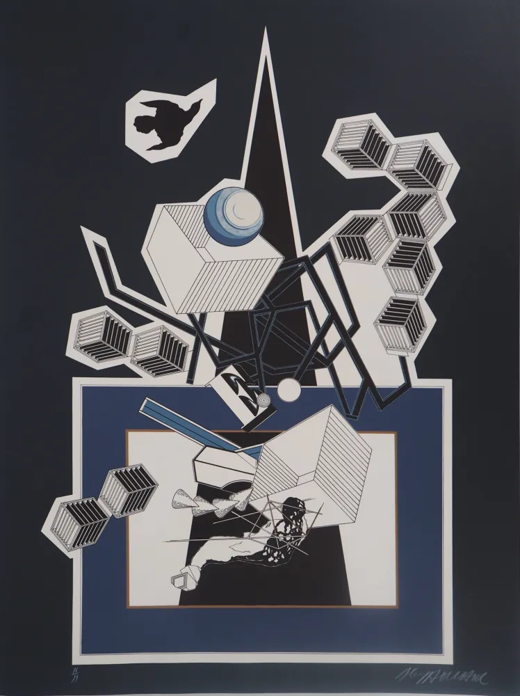 Литография Le Yaouanc - La neuvième maison