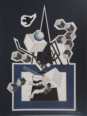 Литография Le Yaouanc - La neuvième maison